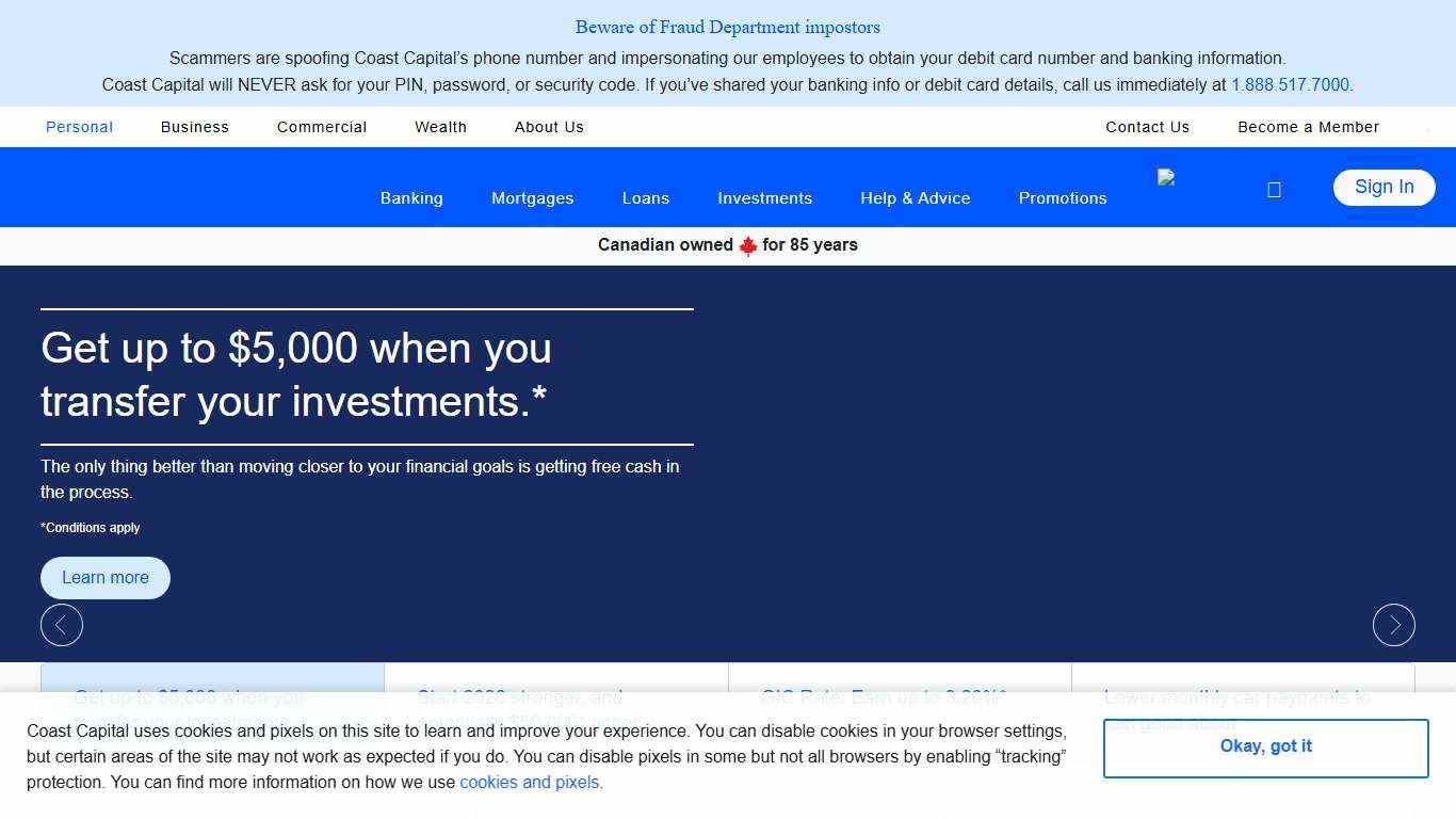 Welcome | Coast Capital Savings