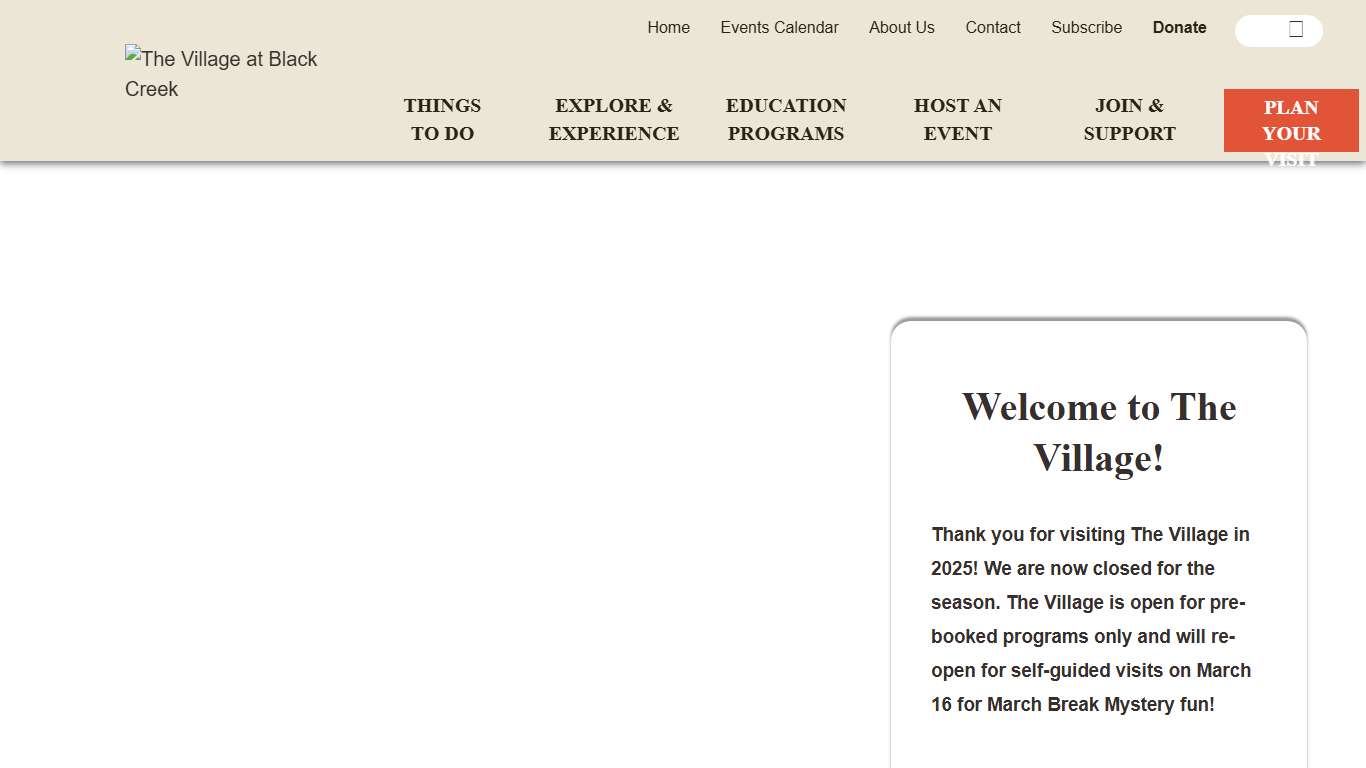 The Village at Black Creek - Step into 1860s Ontario